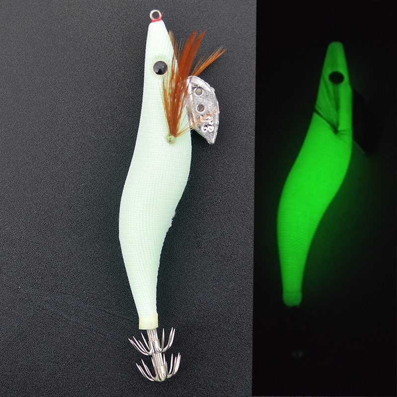 Fishing Hook Size - 1 szt. Świecące przynęty na kalmary