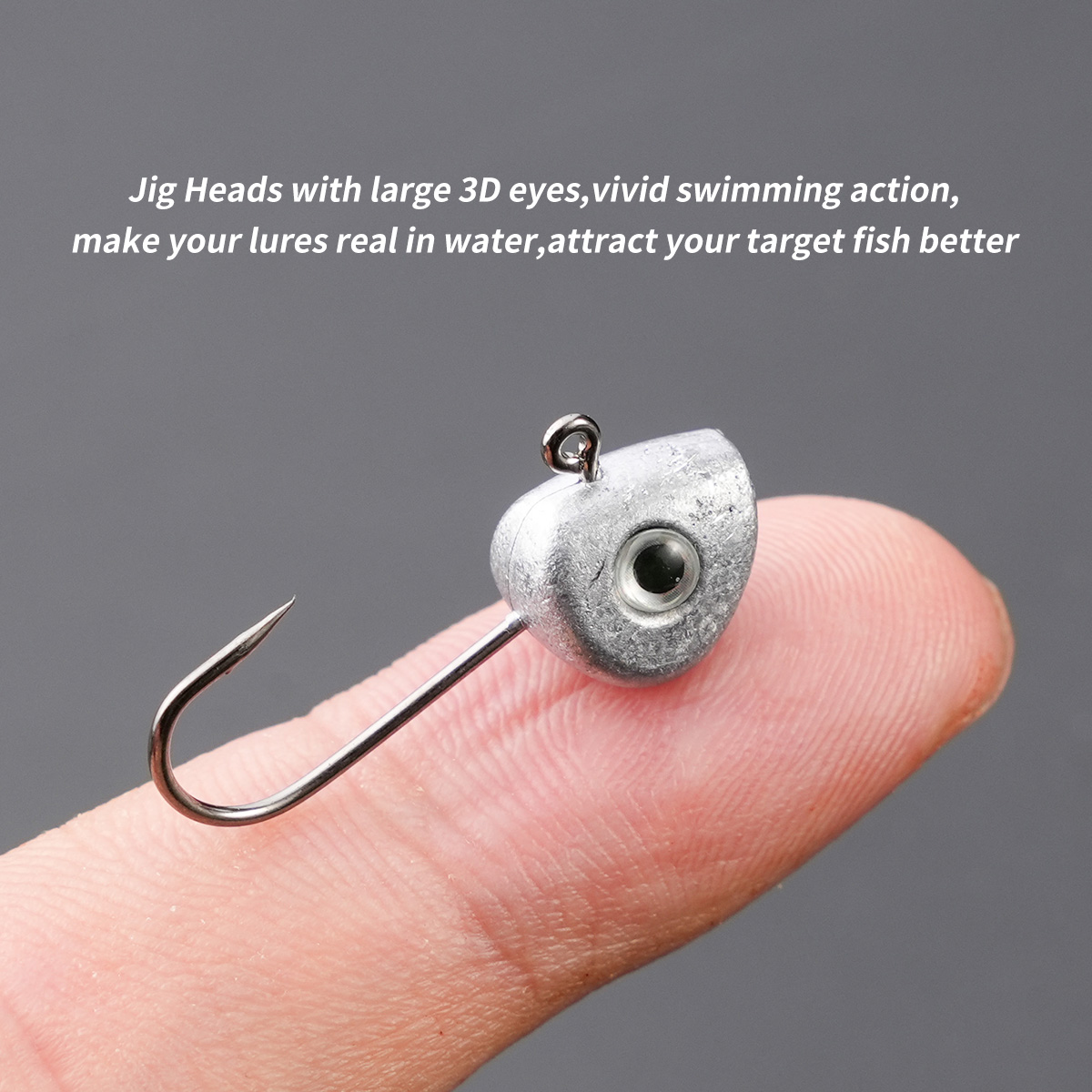 10szt Mini Jig Head Hook 3D Ey – Fishing Hook Offset recenzja i cena