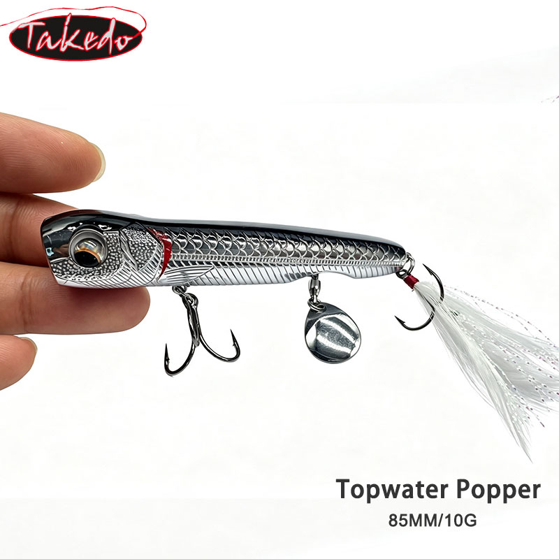 TAKEDO 10G Top Water Popper Pr – Fishing Hook Treble recenzja i cena
