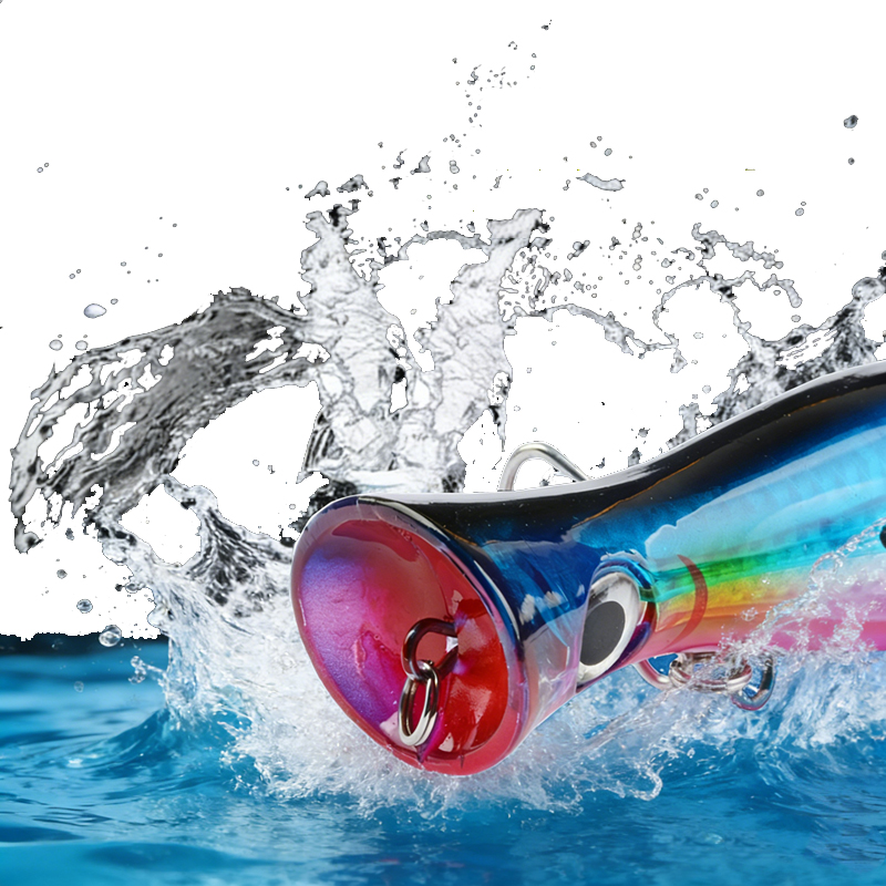 1 szt. 43g Duży Popper Pływają – Fishing Hook Size recenzja i cena