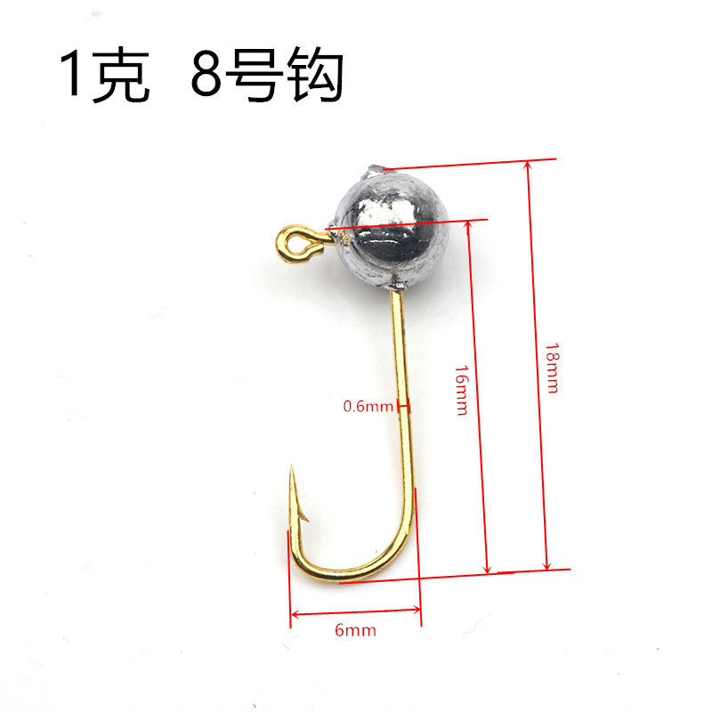 10 sztuk/partia Mikro Jig Head – Fishing Hook Offset recenzja i cena