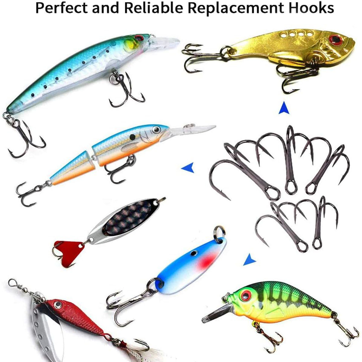 Zestaw haczyków wędkarskich 50 – Fishing Hook Circle recenzja i cena